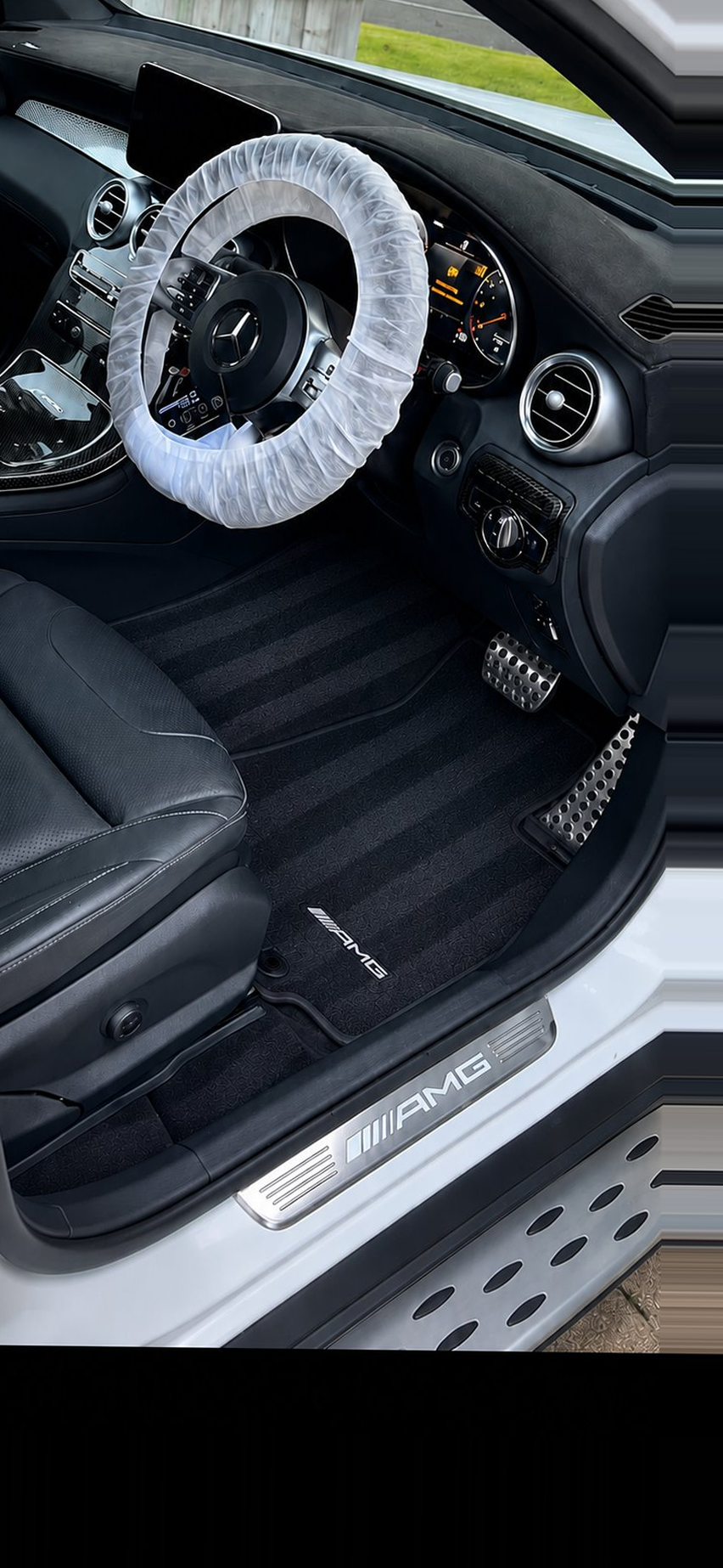 GLC interior after detail, OJ level cleaned